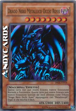 DRAGO METALLICO OCCHI ROSSI