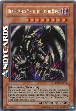 DRAGO METALLICO OCCHI ROSSI