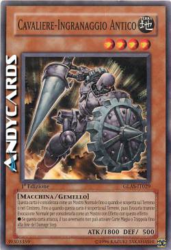 CAVALIERE-INGRANAGGIO ANTICO