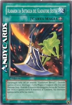 ALABARDA DA BATTAGLIA DEL GLADIATORE BESTIA