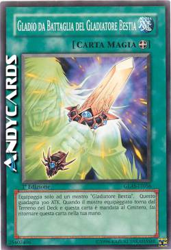GLADIO DA BATTAGLIA DEL GLADIATORE BESTIA
