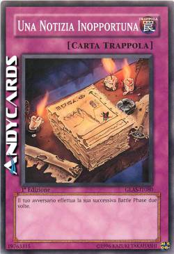 UNA NOTIZIA INOPPORTUNA