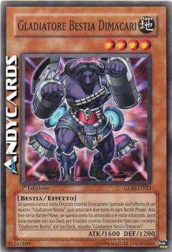 GLADIATORE BESTIA DIMACARI