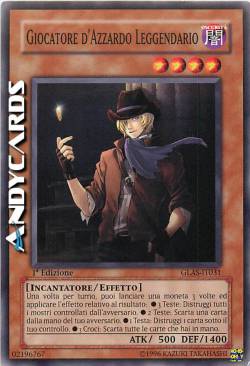 GIOCATORE D'AZZARDO LEGGENDARIO