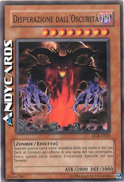 DESPAIR FROM THE DARK