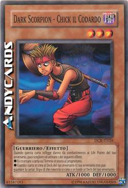 DARK SCORPION - CHICK IL CODARDO