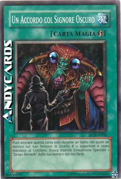 UN ACCORDO COL SIGNORE OSCURO