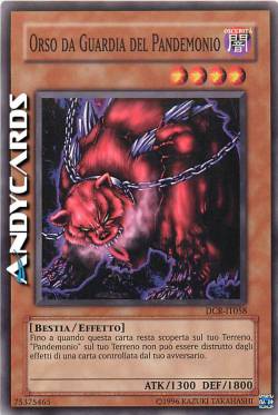 ORSO DA GUARDIA DEL PANDEMONIO