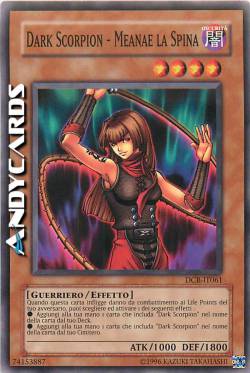 DARK SCORPION - MEANAE LA SPINA