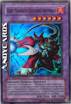 CECCHINO INFERNALE EROE MALVAGIO