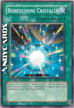 BENEDIZIONE CRISTALLO