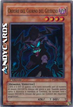 ORRORE DEL GIORNO DEL GIUDIZIO