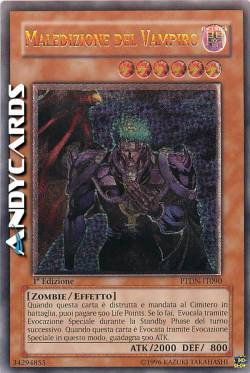 MALEDIZIONE DEL VAMPIRO