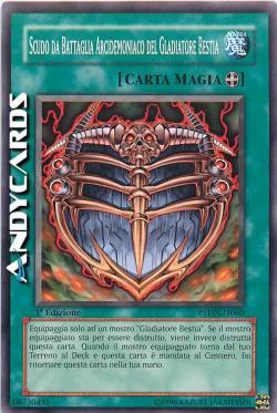 SCUDO DA BATTAGLIA ARCIDEMONE DEL GLADIATORE BESTIA