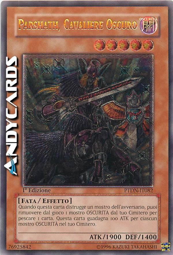 Yu-Gi-Oh! Darknight Parshath Card - LCYW-EN213 Common From Legendary Collection 3: Yugi's World