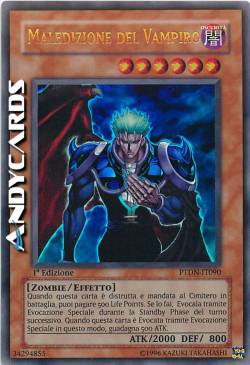 MALEDIZIONE DEL VAMPIRO