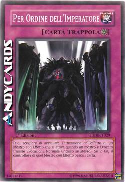 PER ORDINE DELL'IMPERATORE