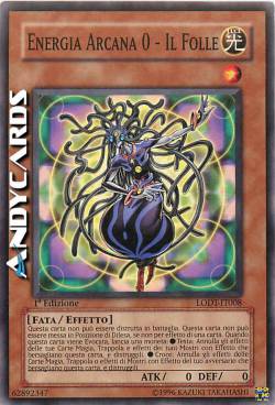 ENERGIA ARCANA 0 - IL FOLLE