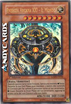 ENERGIA ARCANA XXI - IL MONDO