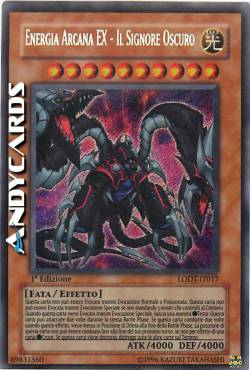 ENERGIA ARCANA EX - IL SIGNORE OSCURO