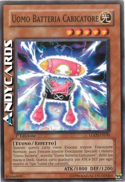 UOMO BATTERIA CARICATORE