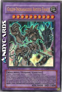 GOLEM-INGRANAGGIO ANTICO FINALE