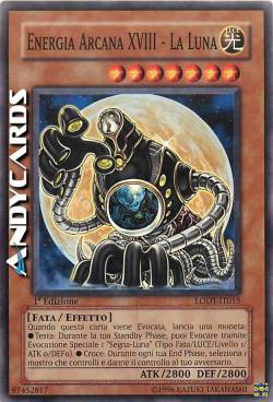 ENERGIA ARCANA XVIII - LA LUNA