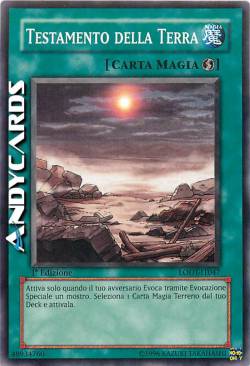 TESTAMENTO DELLA TERRA