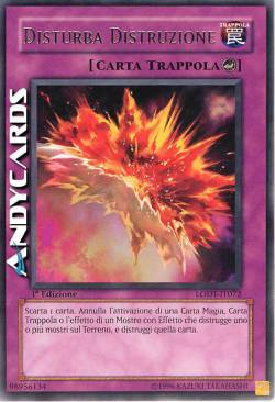 DISTURBA DISTRUZIONE