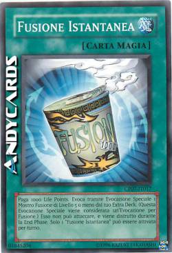 FUSIONE ISTANTANEA