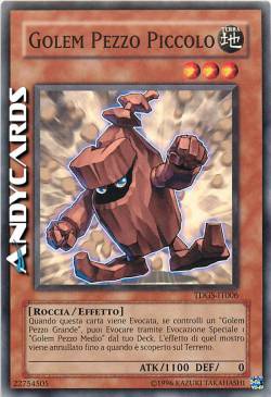 GOLEM PEZZO PICCOLO