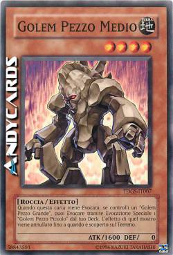 GOLEM PEZZO MEDIO