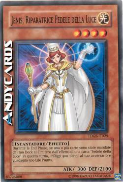 JENIS, RIPARATRICE FEDELE DELLA LUCE