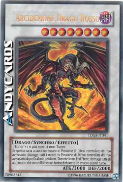 ARCIDEMONE DRAGO ROSSO