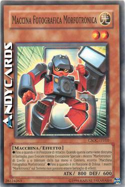 MACCHINA FOTOGRAFICA MORFOTRONICA