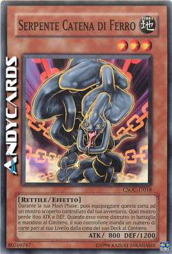 SERPENTE CATENA DI FERRO