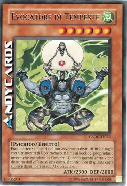 EVOCATORE DI TEMPESTE