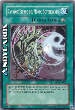 CANNONE ETERNO DEL MONDO SOTTERRANEO