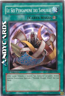 LE SEI PERGAMENE DEI SAMURAI