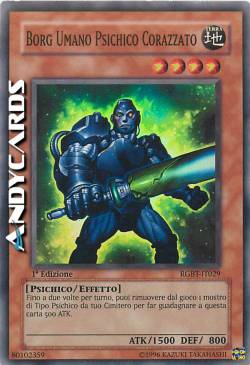 BORG UMANO PSICHICO CORAZZATO