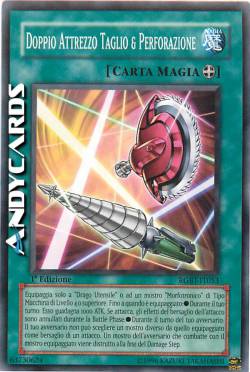 DOPPIO ATTREZZO TAGLIO & PERFORAZIONE