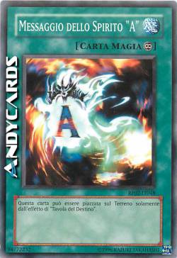 MESSAGGIO DELLO SPIRITO "A"