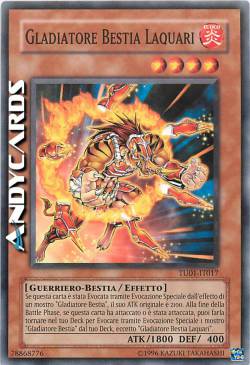 GLADIATORE BESTIA LAQUARI