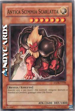 ANTICA SCIMMIA SCARLATTA