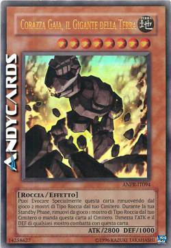 CORAZZA GAIA, IL GIGANTE DELLA TERRA