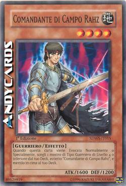 COMANDANTE DI CAMPO RAHZ