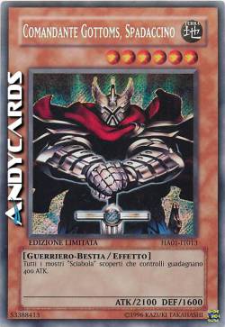 COMANDANTE GOTTOMS, SPADACCINO