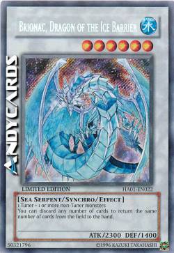 BRIONAC, DRAGO DELLA BARRIERA DI GHIACCIO