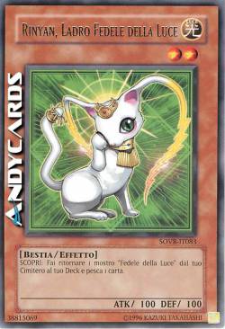 RINYAN, LADRO FEDELE DELLA LUCE