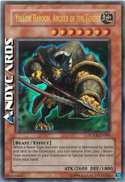 BABBUINO GIALLO, ARCIERE DELLA FORESTA